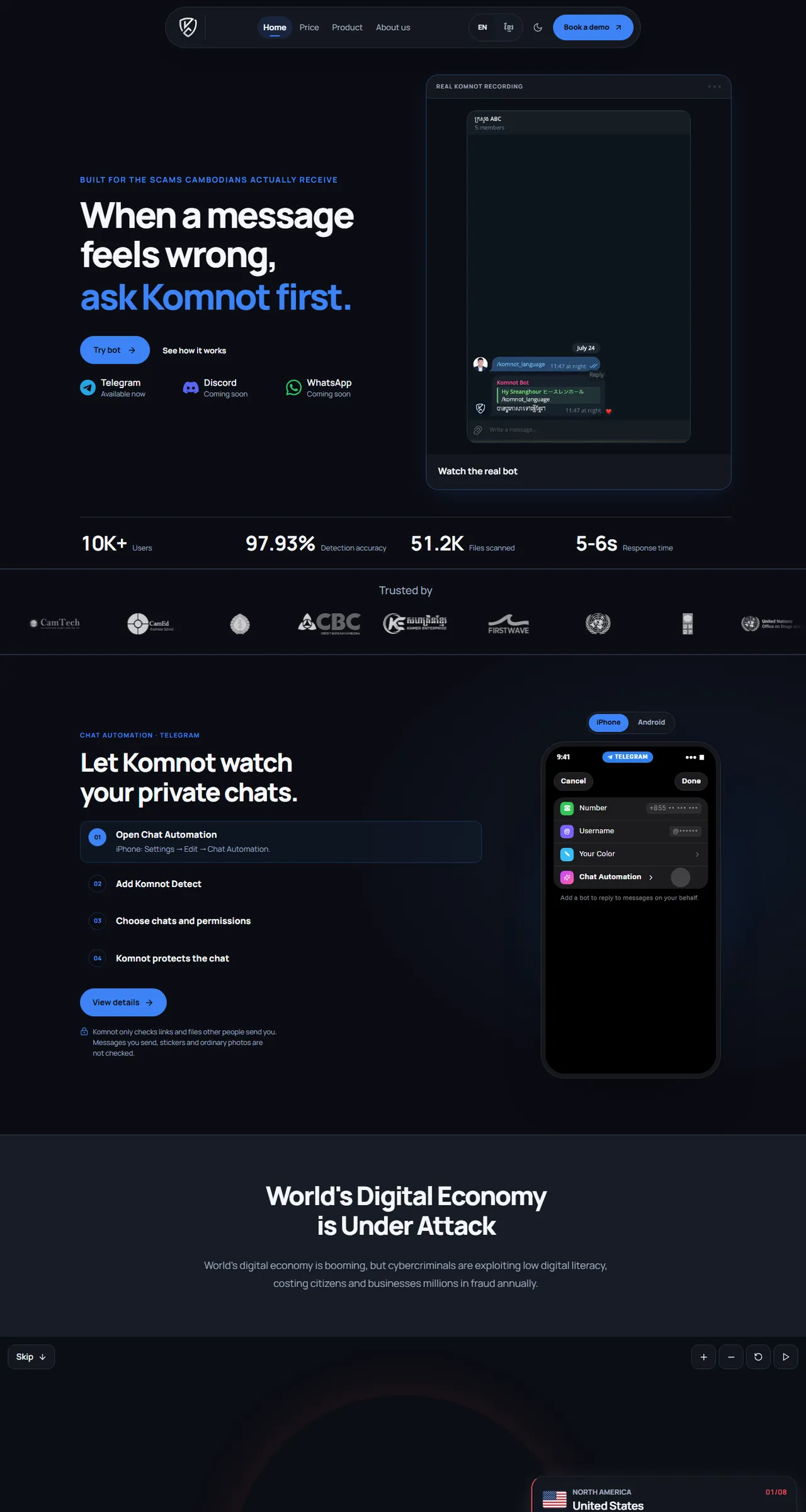 Komnot website